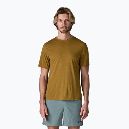 Футболка чоловіча Patagonia Capilene Cool Ultra bobcat brown/light bobcat brown x-dye
