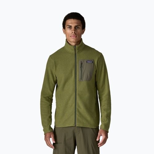 Кофта трекінгова чоловіча Patagonia R1 Air caper green