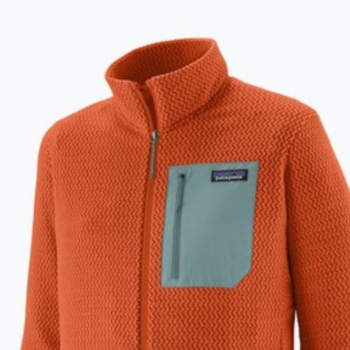 Кофта трекінгова чоловіча Patagonia R1 Air coal orange