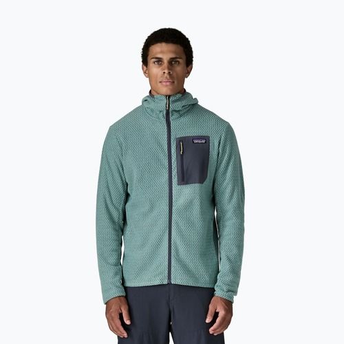Кофта трекінгова чоловіча Patagonia R1 Air Full Zip Hoody blue sage