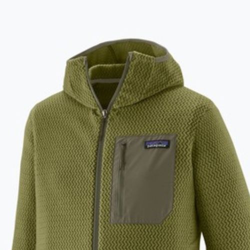 Кофта трекінгова чоловіча Patagonia R1 Air Full Zip Hoody caper green