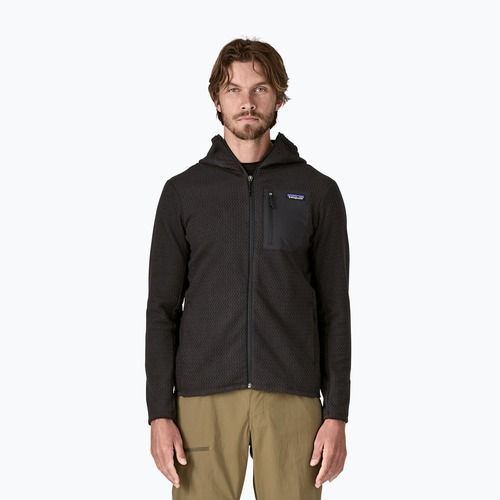 Кофта трекінгова чоловіча Patagonia R1 Air Full Zip Hoody black