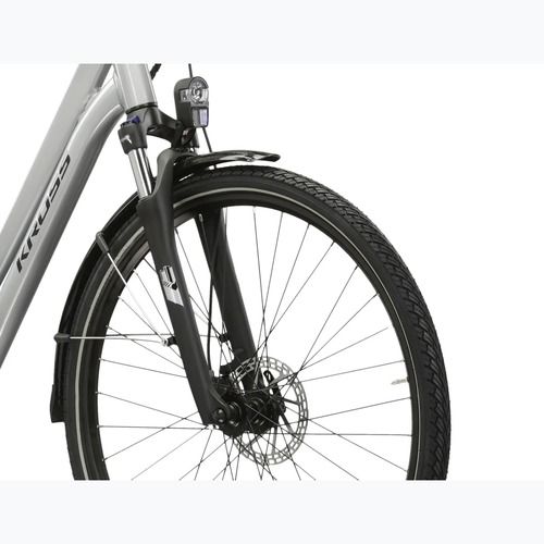 Велосипед електричний KROSS Sentio Hybrid 2.0 el. 504 Wh срібний/чорний/глянцевий