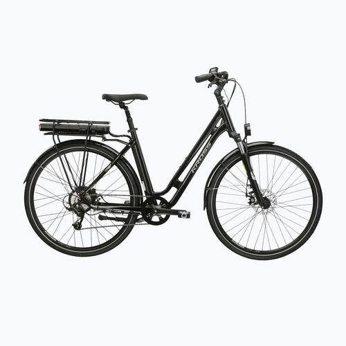 Велосипед електричний KROSS Sentio Hybrid 1.0 el. 504 Wh чорний/срібний/глянцевий