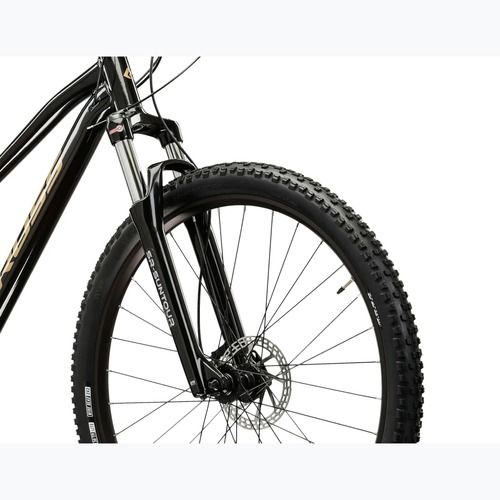 Велосипед гірський жіночий KROSS Lea 5.0 27,5" чорний/золотий/глянцевий