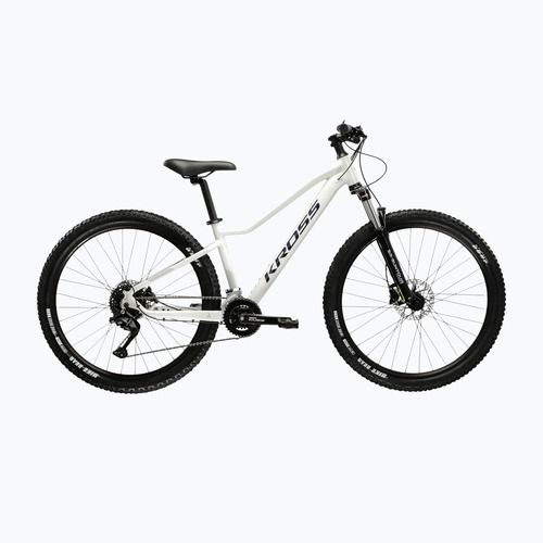 Велосипед гірський жіночий KROSS Lea 5.0 27,5" сірий/синій/глянцевий