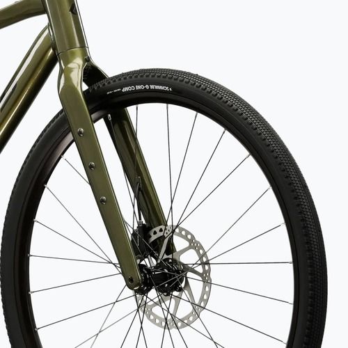 Велосипед гравійний KROSS Esker 1.0 FL зелений/графіт/глянцевий