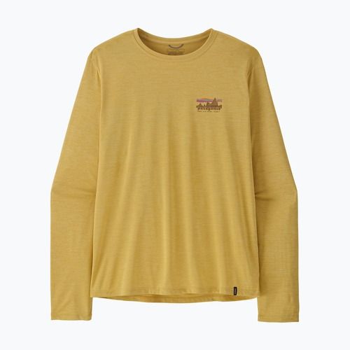 Лонгслів чоловічий Patagonia Capilene Cool Daily - '73 Skyline limestone yellow/light limestone yellow c-dye