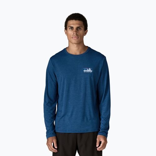 Лонгслів чоловічий Patagonia Capilene Cool Daily - '73 Skyline clement blue/light clement blue x-dye