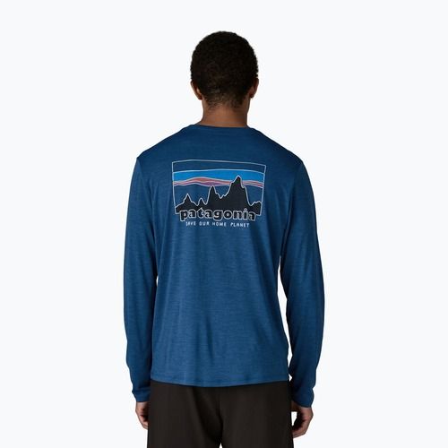 Лонгслів чоловічий Patagonia Capilene Cool Daily - '73 Skyline clement blue/light clement blue x-dye