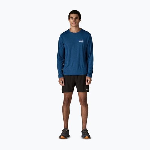 Лонгслів чоловічий Patagonia Capilene Cool Daily - '73 Skyline clement blue/light clement blue x-dye