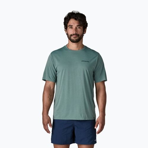 Футболка чоловіча Patagonia Capilene Cool Daily - Boardshort Logo blue sage/light blue sage x-dye
