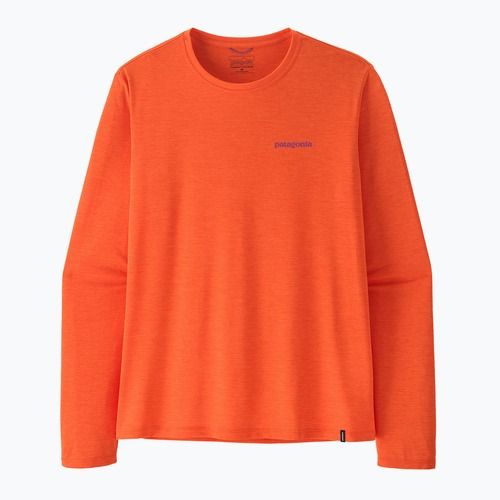 Лонгслів чоловічий Patagonia Capilene Cool Daily - Boardshort Logo orange peel/light orange peel x-dye