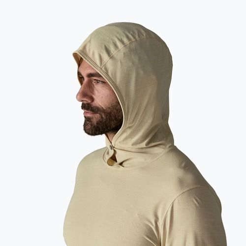 Кофта чоловіча Patagonia Capilene Ultra Hoody pumice/dyno white x-dye