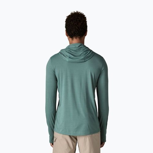 Кофта чоловіча Patagonia Capilene Ultra Hoody blue sage/light blue sage x-dye