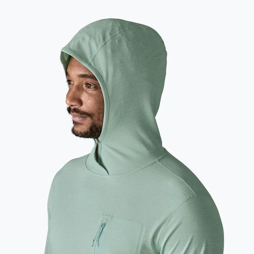 Кофта чоловіча Patagonia Capilene Cool Sun Hoody thermal blue/thin ice x-dye