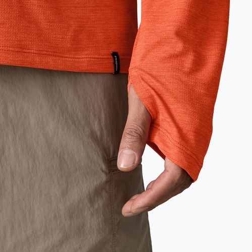 Кофта чоловіча Patagonia Capilene Cool Sun Hoody coal orange/light coal orange x-dye