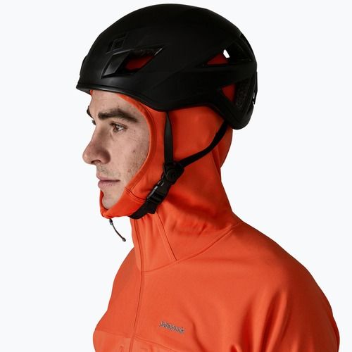 Кофта чоловіча Patagonia R1 Ultralight Hoody coal orange