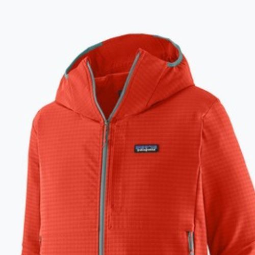 Куртка софтшел чоловіча Patagonia R1 TechFace Hoody hot ember