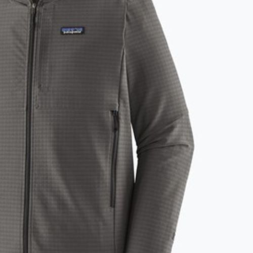Куртка софтшел чоловіча Patagonia R1 TechFace Hoody forge grey