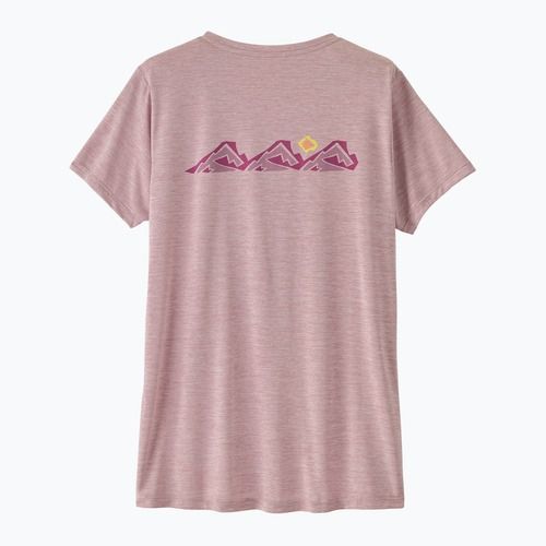 Футболка жіноча Patagonia Capilene Cool Daily Shirt - Boardshort Logo quiet violet