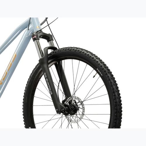 Велосипед гірський жіночий KROSS Lea 5.0 27,5" блакитний/мідний/ глянцевий