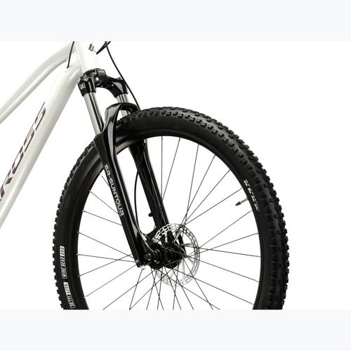 Велосипед гірський жіночий KROSS Lea 4.0 W 27.5 білий/фіолетовий/глянець