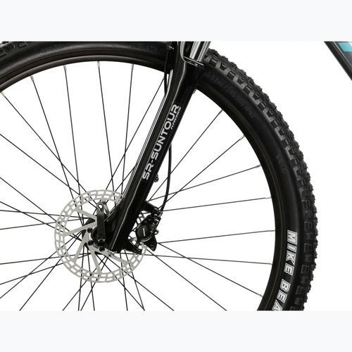 Велосипед гірський жіночий KROSS Lea 4.0 W 27.5 сірий/бірюзовий/глянець