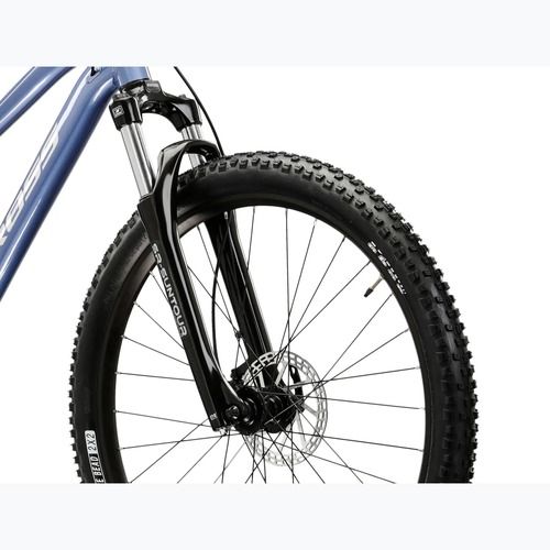 Велосипед гірський жіночий KROSS Lea 4.0 W 27.5 блакитний/срібний/глянець