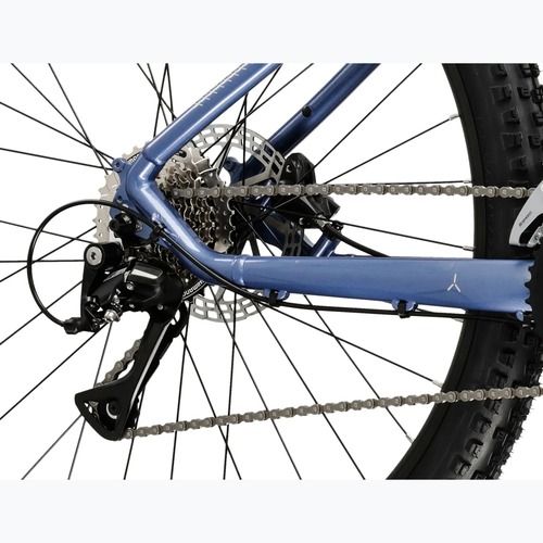 Велосипед гірський жіночий KROSS Lea 4.0 W 27.5 блакитний/срібний/глянець