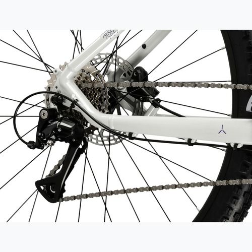 Велосипед гірський жіночий KROSS Lea 4.0 W 27.5 перловий/фіолетовий/глянець