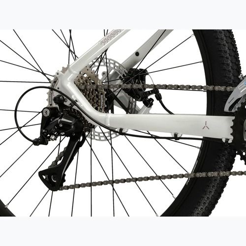 Велосипед гірський жіночий KROSS Lea 3.0 W 27.5 білий/рожевий/глянець