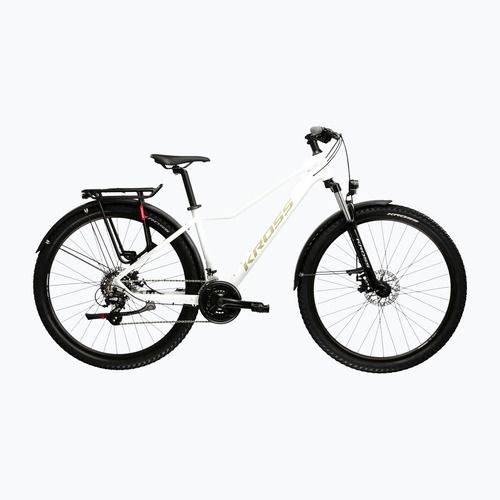 Велосипед гірський жіночий KROSS Lea 2.0 Eq W 27.5 білий/золотий/глянцевий