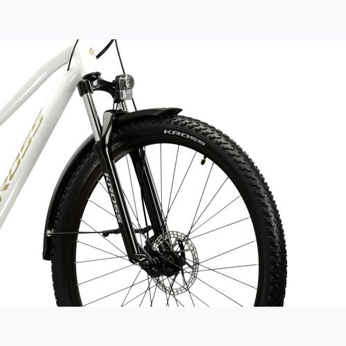 Велосипед гірський жіночий KROSS Lea 2.0 Eq W 27.5 білий/золотий/глянцевий
