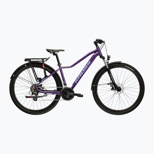 Велосипед гірський жіночий KROSS Lea 2.0 Eq W 27.5 фіолетовий/фіолетовий/глянцевий