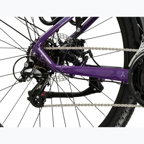 Велосипед гірський жіночий KROSS Lea 2.0 Eq W 27.5 фіолетовий/фіолетовий/глянцевий