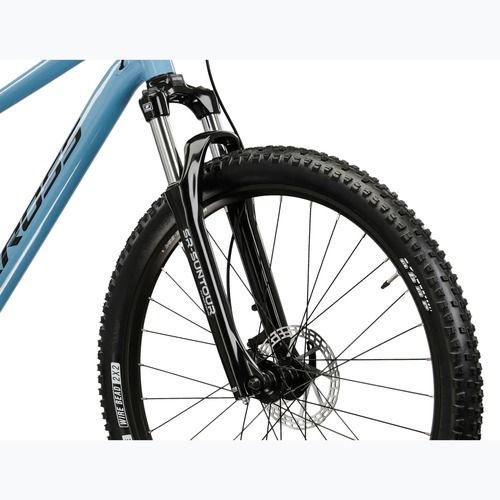 Велосипед гірський KROSS Hexagon 4.0 29" блакитний/чорний/глянець