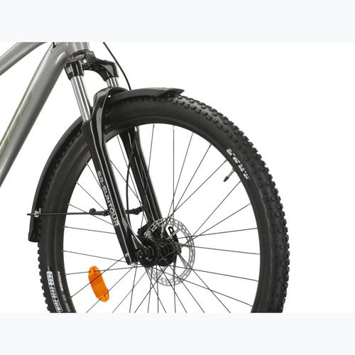 Велосипед гірський KROSS Hexagon 4.0 EQ 27,5" срібний/зелений/глянець