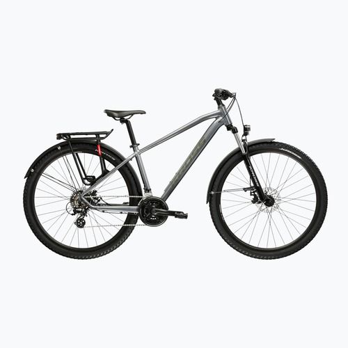 Велосипед гірський KROSS Hexagon 2.0 EQ 27,5" сірий/темно-сірий/глянець