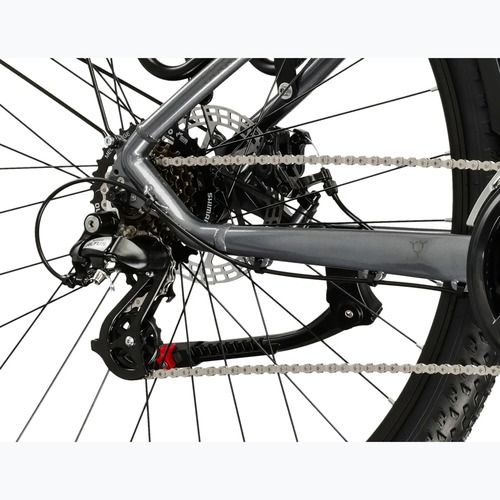 Велосипед гірський KROSS Hexagon 2.0 EQ 27,5" сірий/темно-сірий/глянець