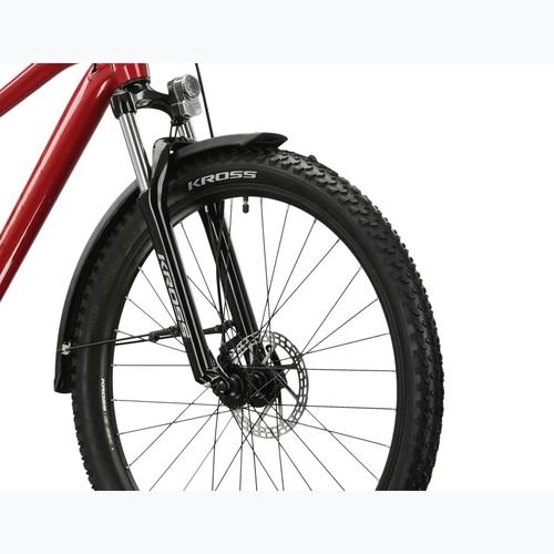 Велосипед гірський KROSS Hexagon 2.0 EQ 27,5" червоний/бордовий/глянець
