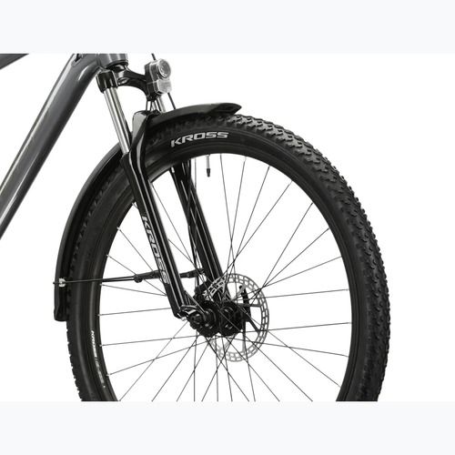 Велосипед гірський KROSS Hexagon 2.0 EQ 27,5" сірий/темно-сірий/глянець