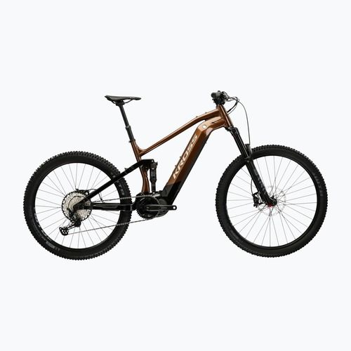 Велосипед електричний чоловічий KROSS Grist Boost 3.0 el. 630 Wh коричневий/чорний/глянець