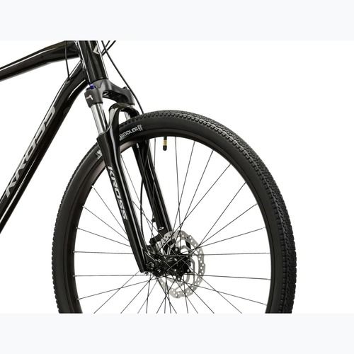 Велосипед кросовий KROSS Evado 7.0 чорний/срібний/глянець