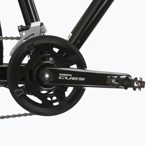 Велосипед кросовий жіночий KROSS Evado 5.0 W чорний/бірюзовий/глянець