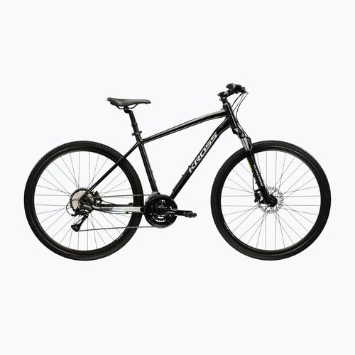 Велосипед кросовий KROSS Evado 4.0 чорний/срібний
