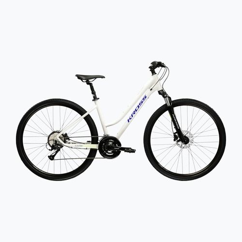 Велосипед кросовий жіночий KROSS Evado 4.0 W сірий/синій