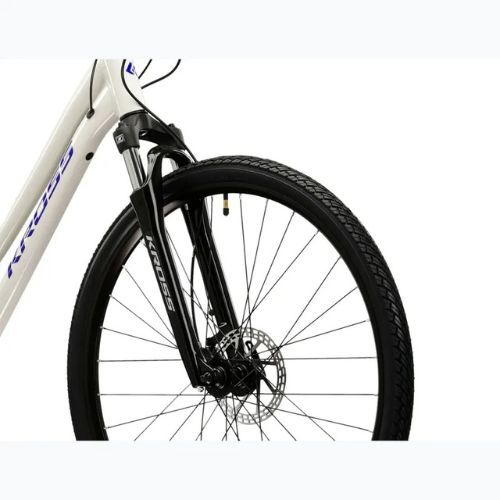 Велосипед кросовий жіночий KROSS Evado 4.0 W сірий/синій