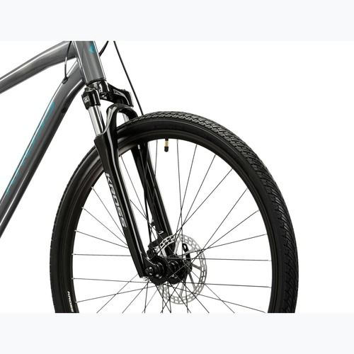Велосипед кросовий KROSS Evado 3.0 сірий/морський/глянець