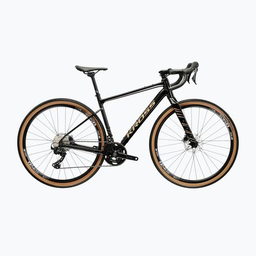 Велосипед гравійний KROSS Esker 6.0 чорний/золотий/глянцевий